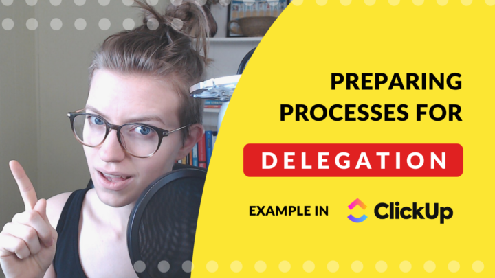 How can I prepare a process for delegation?