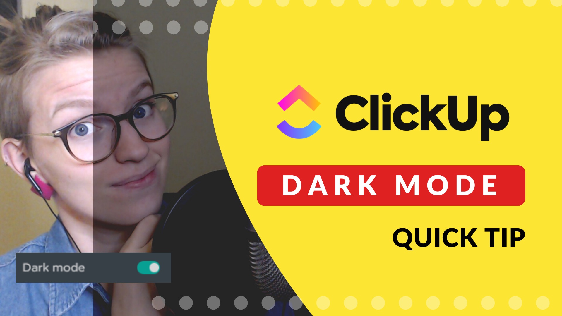 How do you turn on Dark Mode in ClickUp? - ProcessDriven