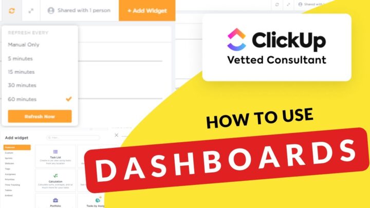 How to Use ClickUp Dashboard?