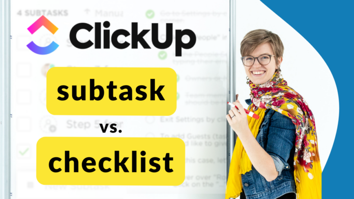 Subtasks vs. Checklists vs. Descriptions | Beginner ClickUp tutorial to make SOPs and templates
