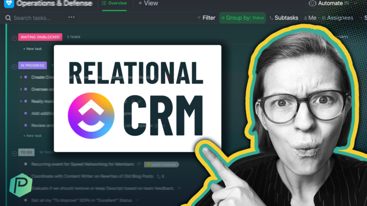 Build a ClickUp CRM | Relationships & Rollups Use Case Tutorial