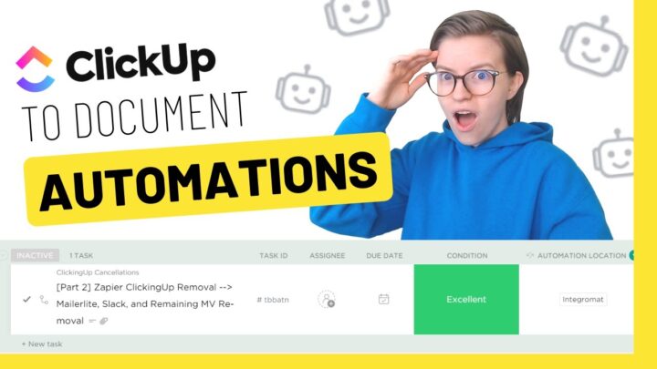 Organize ClickUp with an Automation Database
