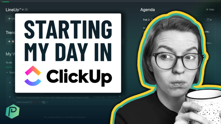 How I use ClickUp in my Morning Routine (ClickUp Setup Tour)