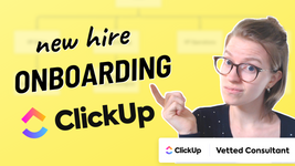 Read more about the article How to use ClickUp for New Hire Onboarding (5 easy steps!)
