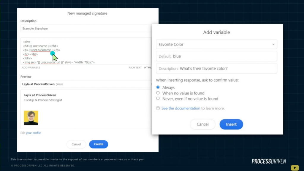 Missive Responses vs. ClickUp Email Templates side-by-side comparison