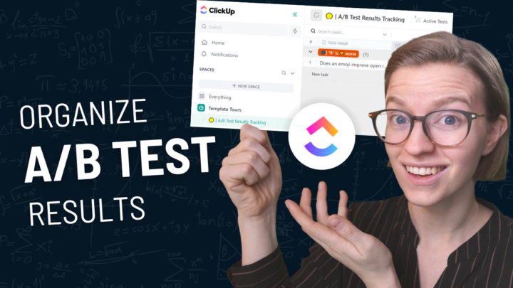 Organize A/B Split Test Results in a ClickUp Template