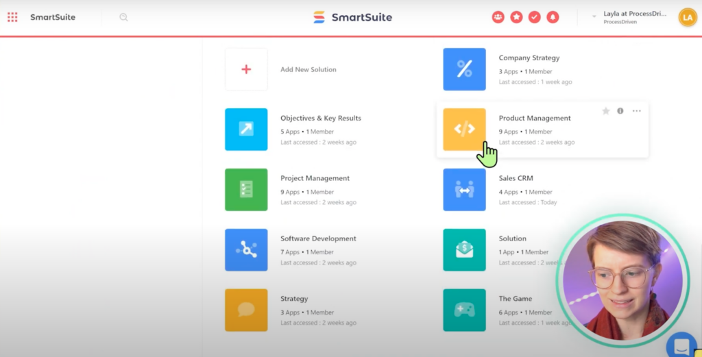 Workspace Solutions in SmartSuite