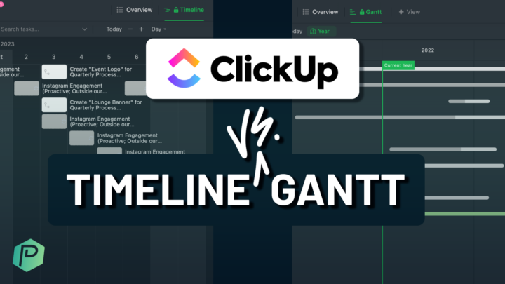 How (and When) to Use Timeline View vs. Gantt View (ClickUp Tutorial)