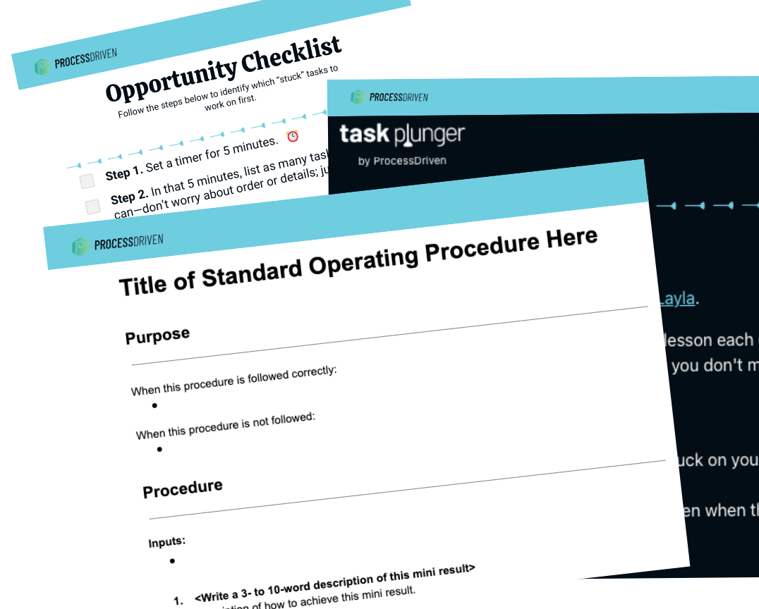 Clear the path to delegation with this free 5-day course from ProcessDriven.